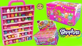 Surprise Mystery Blind Bag Shopkins Season 4 Full Box amp Collectors Display Case  Cookieswirlc Video [upl. by Farl]