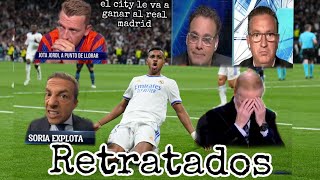 REMONTADA EPICA REAL MADRID VS CITY REACCIONES Y RETRATADOS DE ESPN [upl. by Kirkpatrick45]