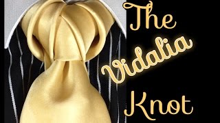 How to tie a tie The Vidalia Knot [upl. by Freida]