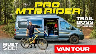 This Van is a Cyclist’s Dream  Ford Transit AWD Sender Campervan  Jeff Lenosky [upl. by Gone]