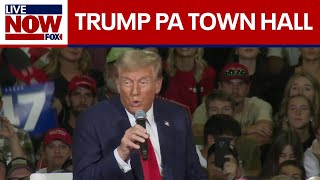 FULL EVENT Trump holds town hall in Pennsylvania  LiveNOW from FOX [upl. by Eckel]