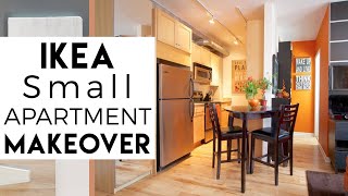 Tiny Apartment  IKEA Small Space Decorating  Interior Decorating  eps3 Season 2 [upl. by Aronid]