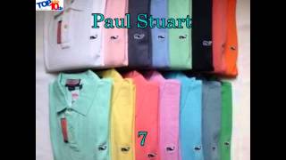 VIDEO Las 10 marcas de camisas Polo más vendidas [upl. by Qifar145]