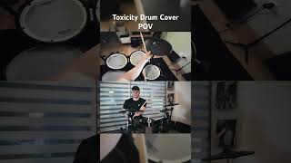 Toxicity Drum Cover POV drumcover drummer drumming music drums roland vdrums roland [upl. by Ellehcsar]