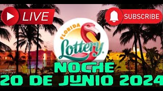 ✅ Loteria Florida en VIVO Noche 🌙 Resultados de hoy 20 de Junio del 2024 [upl. by Nue549]