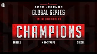 HOW WE WON 100k ALGS OT6  GnaskeStrafeDel Apex Legends [upl. by Yeclek]