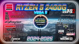 VEGA 11 in 15 GAMES Ryzen 5 2400G in 2024 [upl. by Odracir]