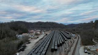 Paintsville KY CSX Yard Fly Over [upl. by Sholeen]