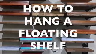 Floating Shelf Installation [upl. by Bettine]