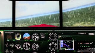 Redbird FMX Flight Simulator at Rockcliffe Flying Club [upl. by Radborne]