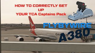 FlyByWire A380  Thrust Levers Calibration Tutorial  TCA Captains Pack  Full Setup Guide  MSFS [upl. by Ahsiri]