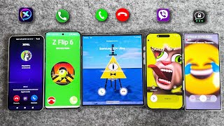 iPhone 16 PM vs Z Fold 6 vs OnePlus 12 vs Red Magic 9 vs Nothing 1 FaceToCall xPal Threema Viber [upl. by Flanagan575]