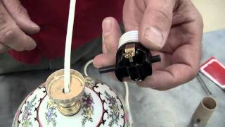 How to replace a lamp switch and socket [upl. by Yrrol]