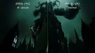 Test  Bloodborne Trailer 2015  IA Upscale 4K UHD 60FPS  Mp4  H265 [upl. by Anabal]