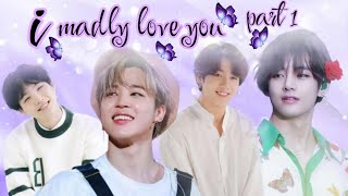 i madly love you 💜 part1  taekook love story bearbunnywolrd [upl. by Anahsat]