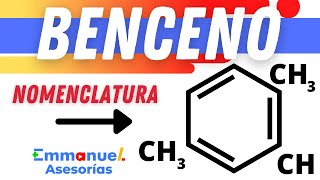 NOMENCLATURA DEL BENCENO Ejercicios con Compuestos Aromáticos emmanuelasesorias quimica clases [upl. by Hanako]