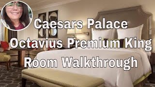 Caesars Palace Octavius Premium King Room Walkthrough [upl. by Assenna]