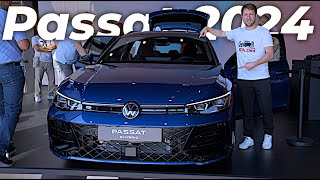 New Volkswagen Passat RLine 2024 First Look Review [upl. by Alleda]