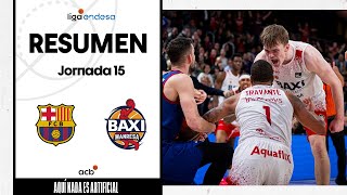 Barça  BAXI Manresa 8283 RESUMEN  Liga Endesa 202324 [upl. by Arrat]