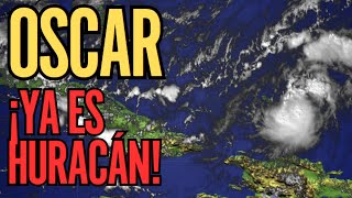 Oscar se fortalece rápido en el huracán Oscar Se dirige hacia Cuba Bahamas e Islas Turcas y Caicos [upl. by Noll]