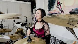 Led Zeppelin Immigrant song drum cover by Ami Kim 210 [upl. by Scharf]