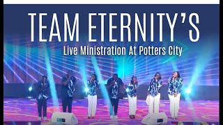 Team Eternitys Live Ministration At Potters City [upl. by Enneirda]