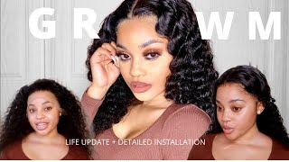 GRWM finding my spiritualityLIFE UPDATE FT MEGALOOK HAIR [upl. by Yanehs932]