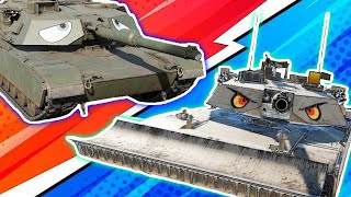 War Thunder  Kill Montage M1A1 HC amp M1A1 Abrams [upl. by Aztiraj]