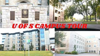 UNIVERSITY OF SASKATCHEWAN CAMPUS TOUR  DRIVE THROUGH CANADIAN UNIVERSITY CAMPUS TOUR [upl. by Deloris]