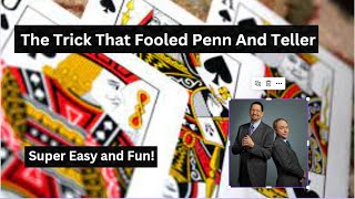 The Trick That Fooled Penn And Teller Revealed [upl. by Grimaud]