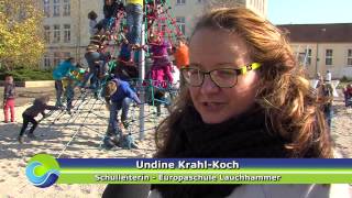 Neuer Spielplatz für die Europaschule Lauchhammer [upl. by Laureen]