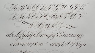 Copperplate Script Alphabet [upl. by Darbie]