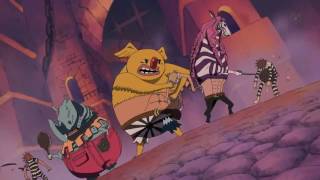 Luffy Jinbe e Crocodile vs Guardas Demôniacos  LegendadoSubtitled [upl. by Ddart]