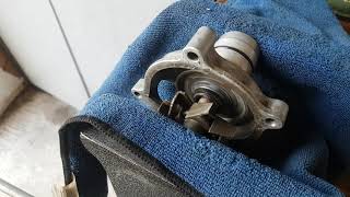 Kawasaki ZZR1100  Waterpump Seal Fix [upl. by Einnaej]