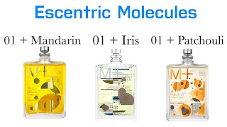 Обзор Ароматов Escentric Molecules  Molecules 01  Patchouli 01  Iris 01  Mandarin [upl. by Ahsiram152]