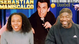 What’s wrong with people  Sebastian Maniscalco  Doorbell 🚪Reaction😂 [upl. by Ordisy]