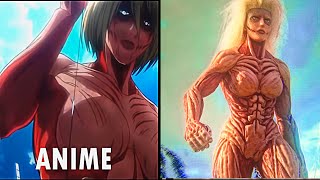 Anime VS Movie  Attack On Titan The Movie Fanmade Eren rambling founding titans [upl. by Niarda]