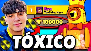 HYRA EL JUGADOR MAS TÓXICO DE BRAWL STARS🤔☢️ ego wintrade y burlas [upl. by Leuqar]