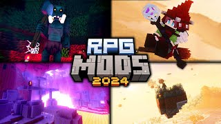 TOP 10 Magic amp RPG Minecraft Mods For 12021192  2024 [upl. by Atsiuqal]