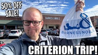 Criterion Barnes And Noble TRIP And Haul  50 Off Sale [upl. by Isleen272]