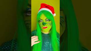 GRINCH MAKEUP grinch grinchmas grinchmakeup lutips mujeres navidad [upl. by Ibloc]