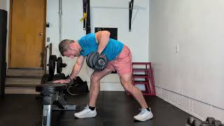 Dumbbell Row with Pronated Grip  Upper Body Strength  Syracuse Fitness Center [upl. by Reagan]