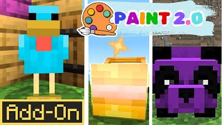 PAINT 20 Update🎨 Minecraft Marketplace Addons [upl. by Alfeus]