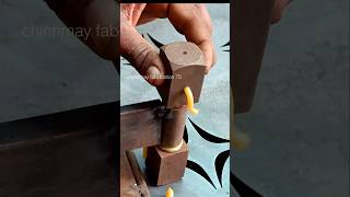 Gate Hinges installation  gate gatedesign ballbearing ChinnmayFabrication75 [upl. by Nnave]