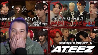 ATEEZ Stressor Things  Ep 25  REACTION [upl. by Nibot]