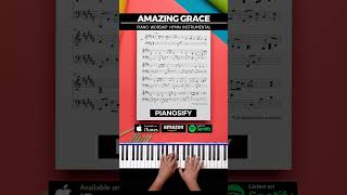 Amazing Grace Piano Tutorial with Sheet Music Instrumental Hymn Worship Music [upl. by Alledi562]