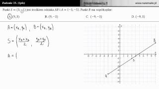 Zadanie 23  Arkusz maturalny II  poziom podstawowy [upl. by Noxin]