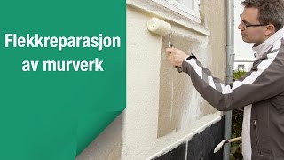 Slik reparerer og maler du murverket ditt [upl. by Ettenil]