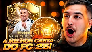 JOGUEI COM A MELHOR CARTA DO EA FC 25 NO BANQUETA MBAPPÉ 95 SURREAL NA WL [upl. by Ives]