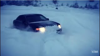 AUDI QUATTRO Power on snow and asphalt Compilation 1 [upl. by Oirevlis683]